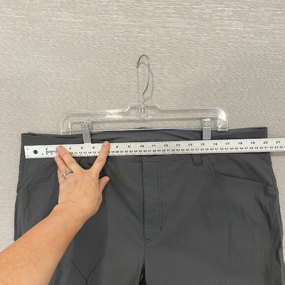 Eddie Bauer Fleece Lined Tech Pants Mens 40 x 30 Gray Water Repellent Insulated - Picture 10 of 14